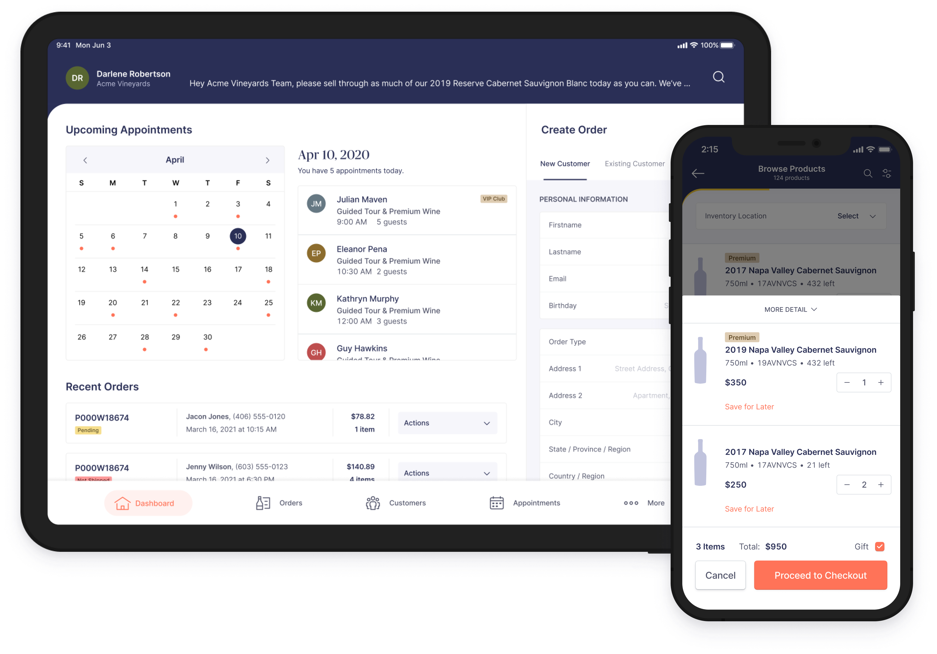 Figure point of sale iOS app on iPhone and iPad