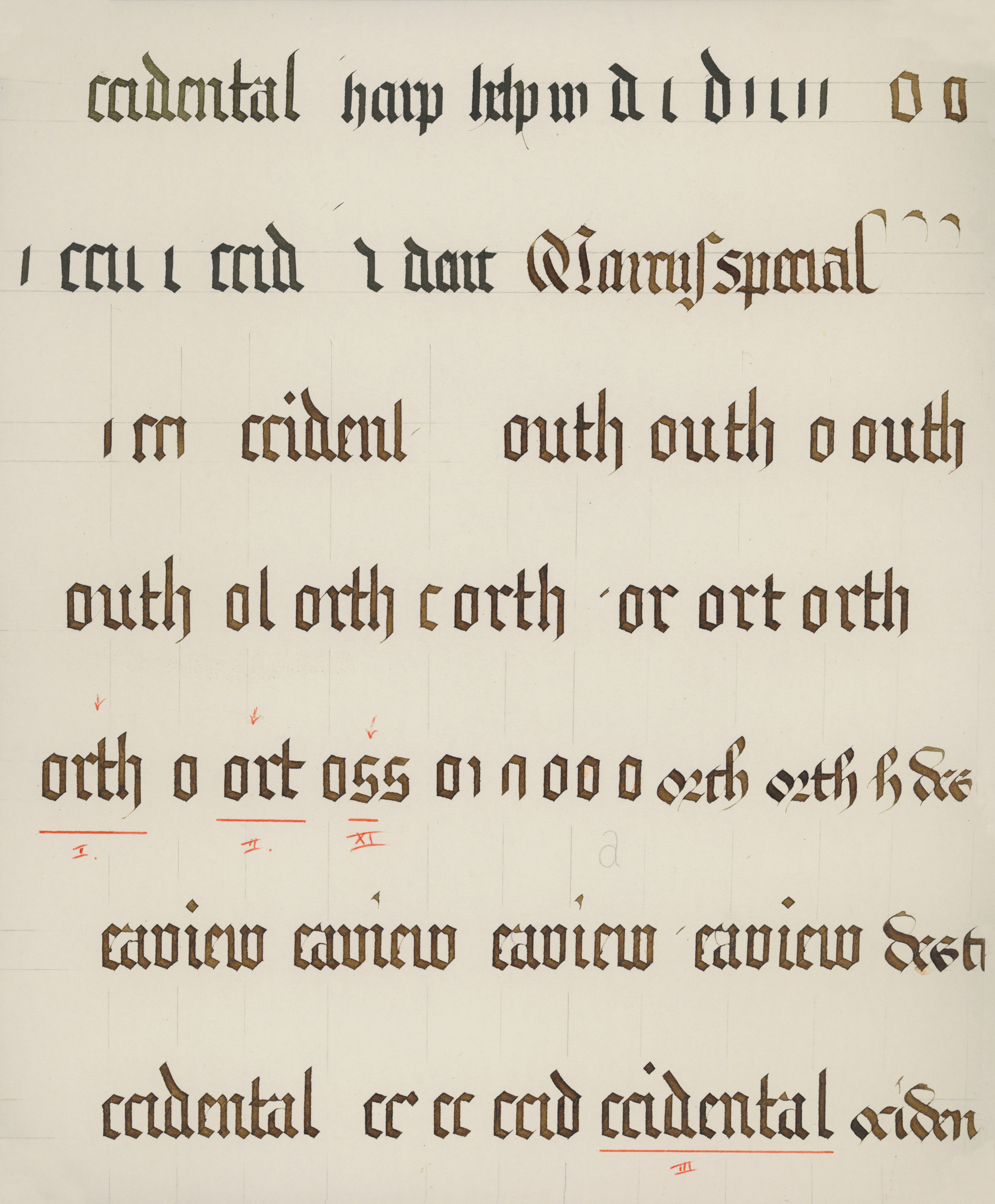 Raen Blackletter Study