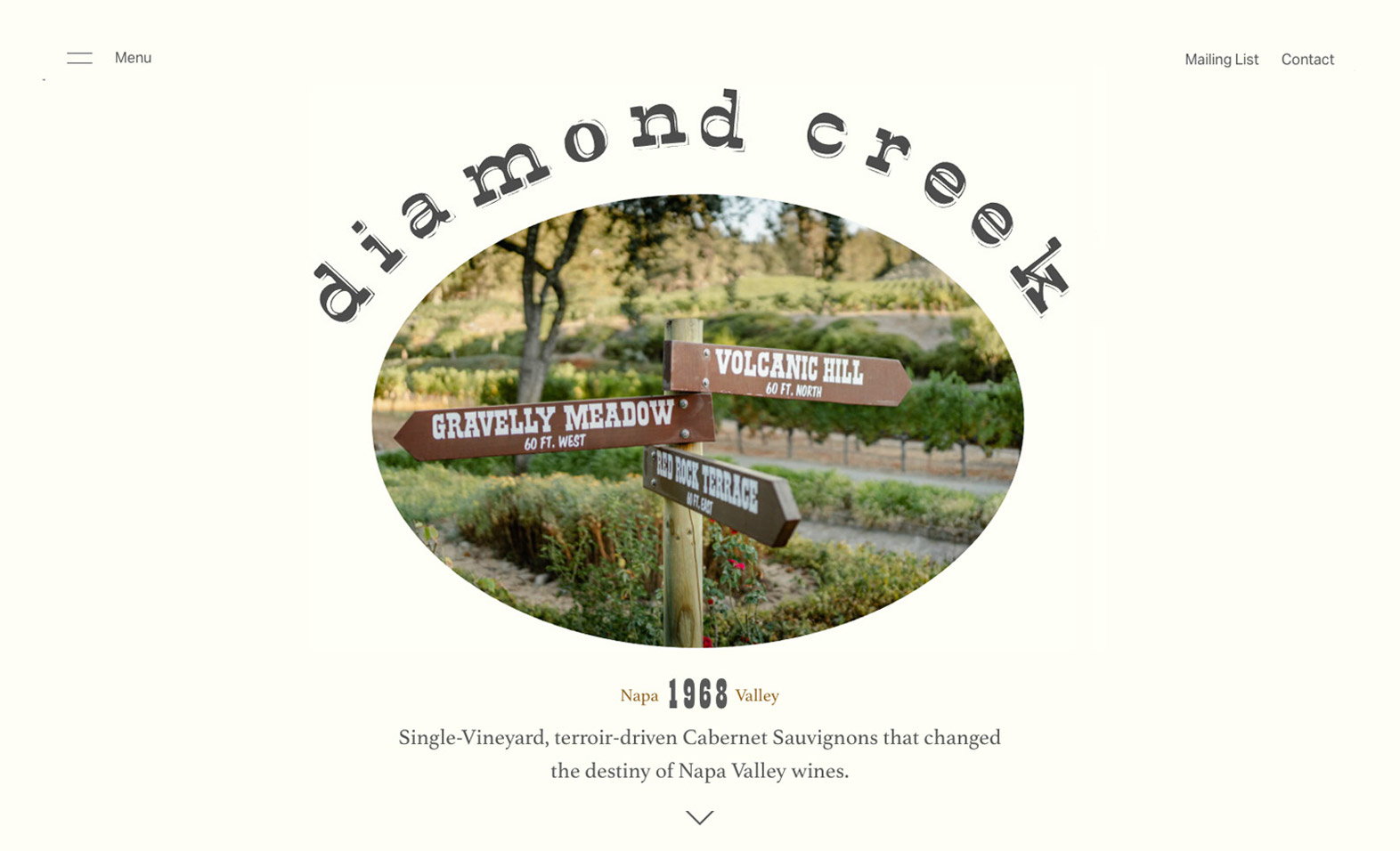 Diamond Creek website