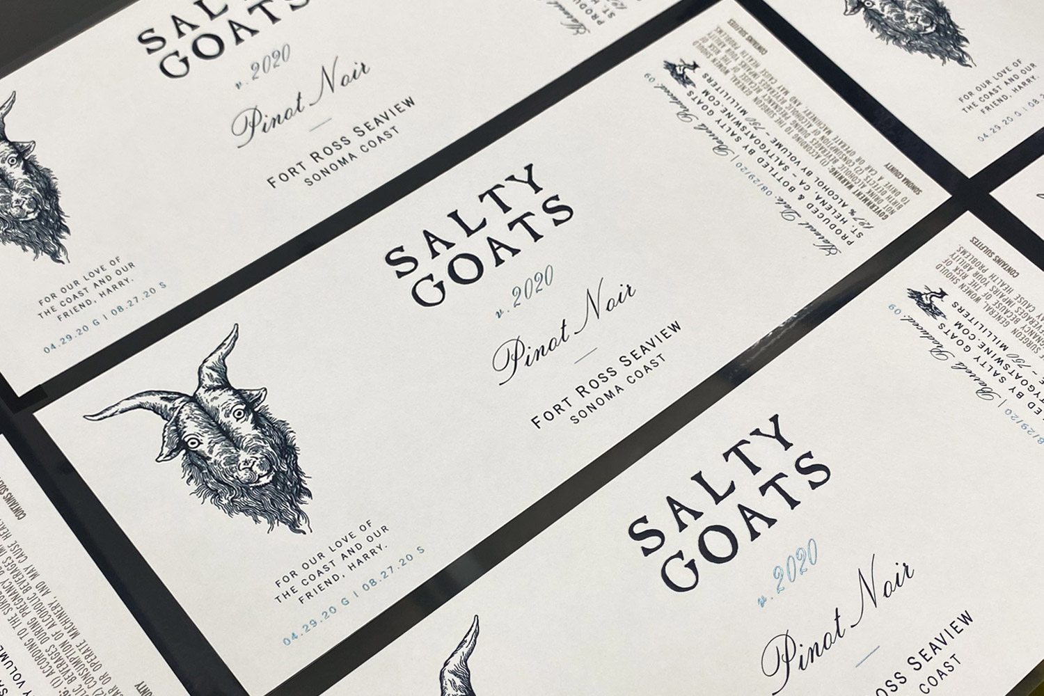 Salty Goats packaging