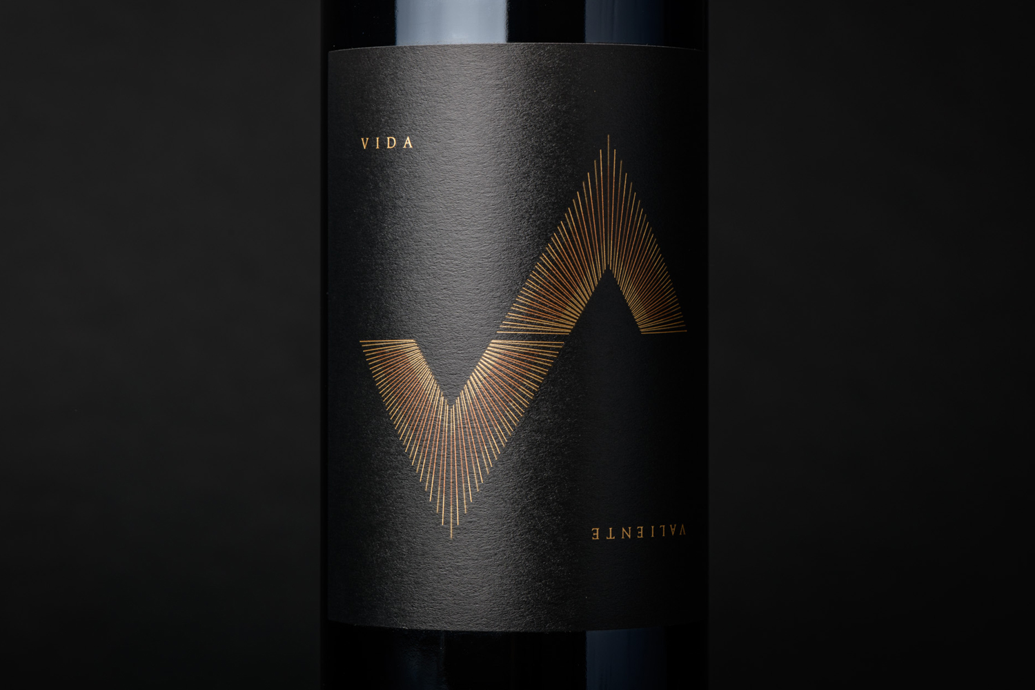 Vida Valiente wine label